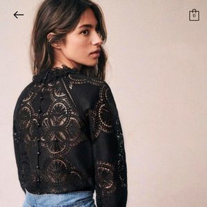 NWT Sezane Bacall Blouse